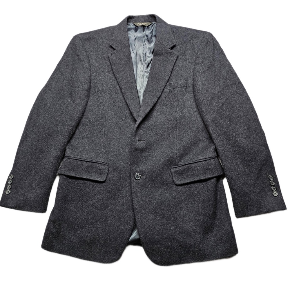 Jos. A. Bank Blazer Jacket Mens 38R Charcoal Gray Camel Hair Single Breasted